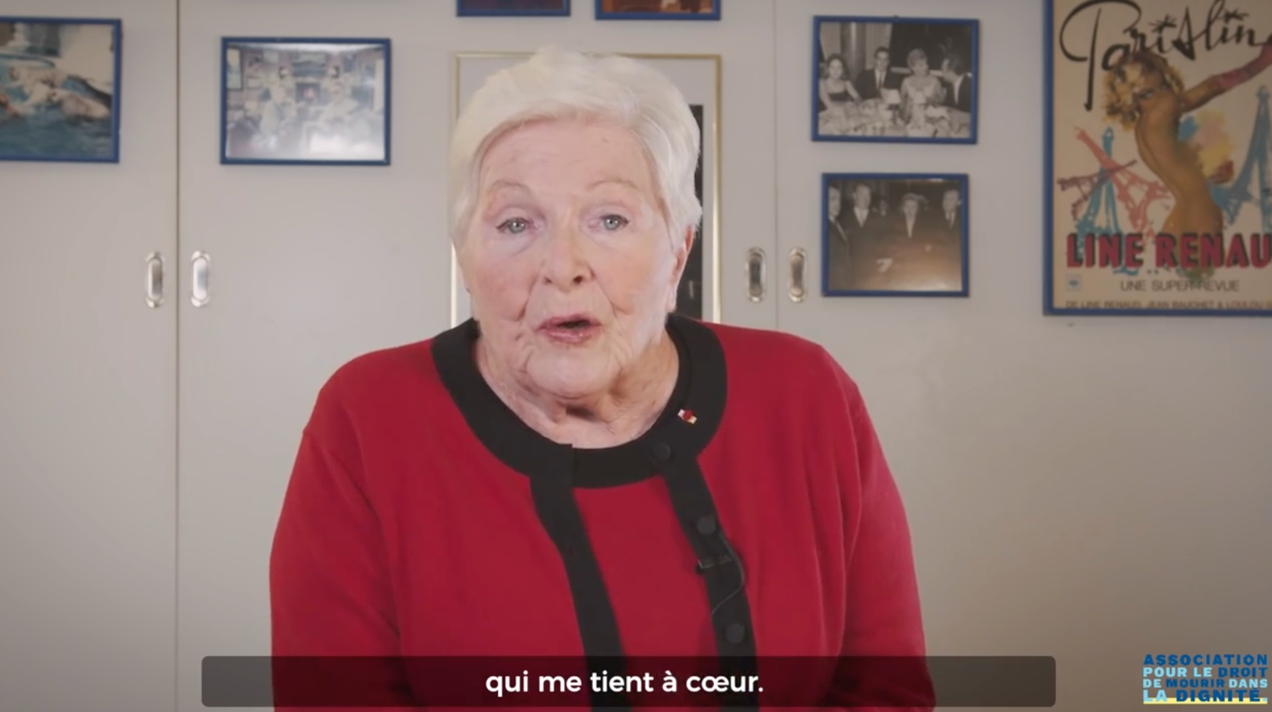 Fin de vie : le message personnel de Line Renaud, militante de l'ADMD