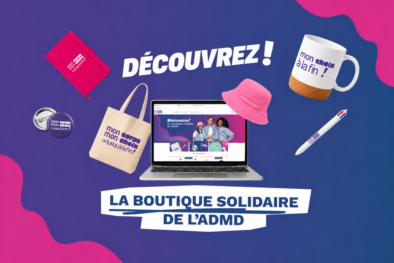 Soutenez la boutique de l'ADMD ! 