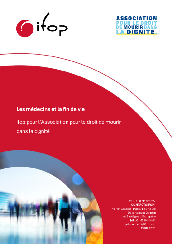 Les médecins et la fin de vie - Ifop