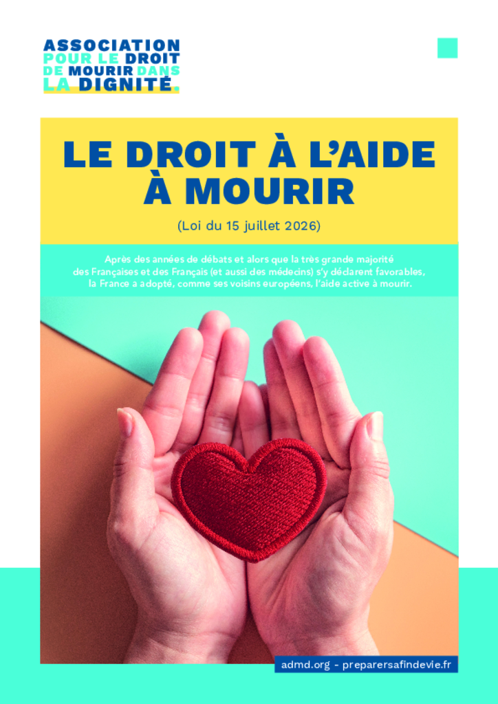 Loi relative au droit à l'aide à mourir - 15 juillet 2026