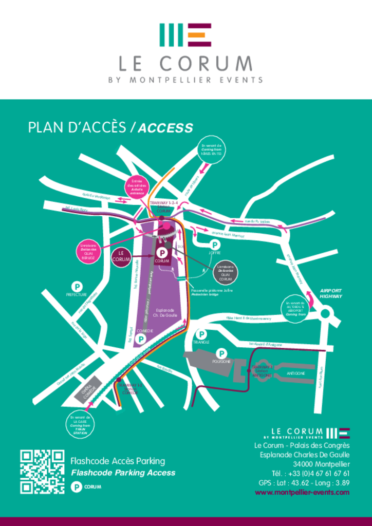 Le plan d'accès