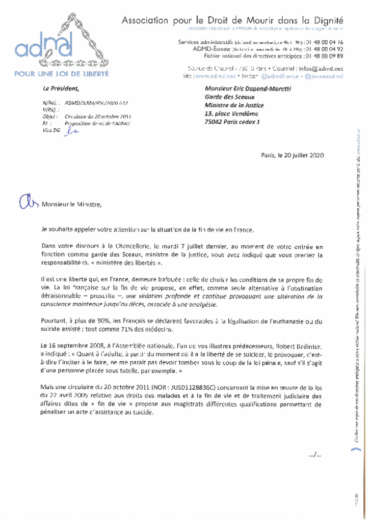 Lettre ouverte à Monsieur Dupond-Moretti, Garde des Sceaux