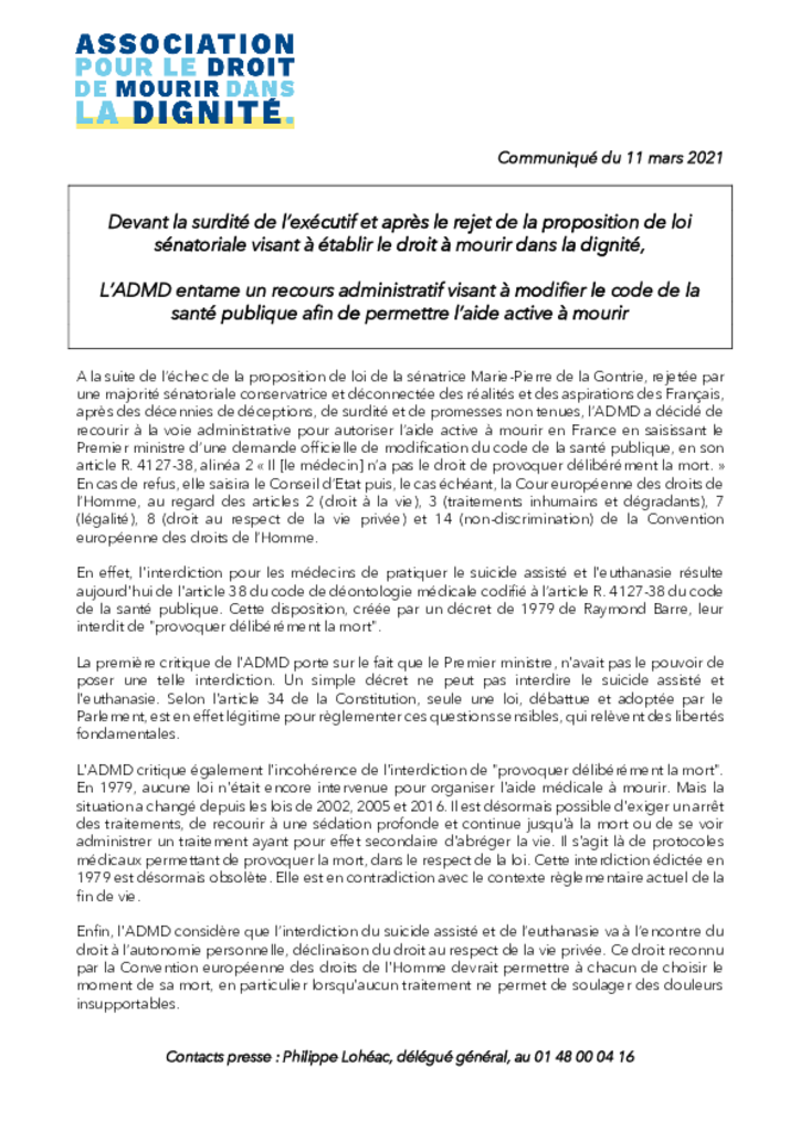 CP - Recours administratif