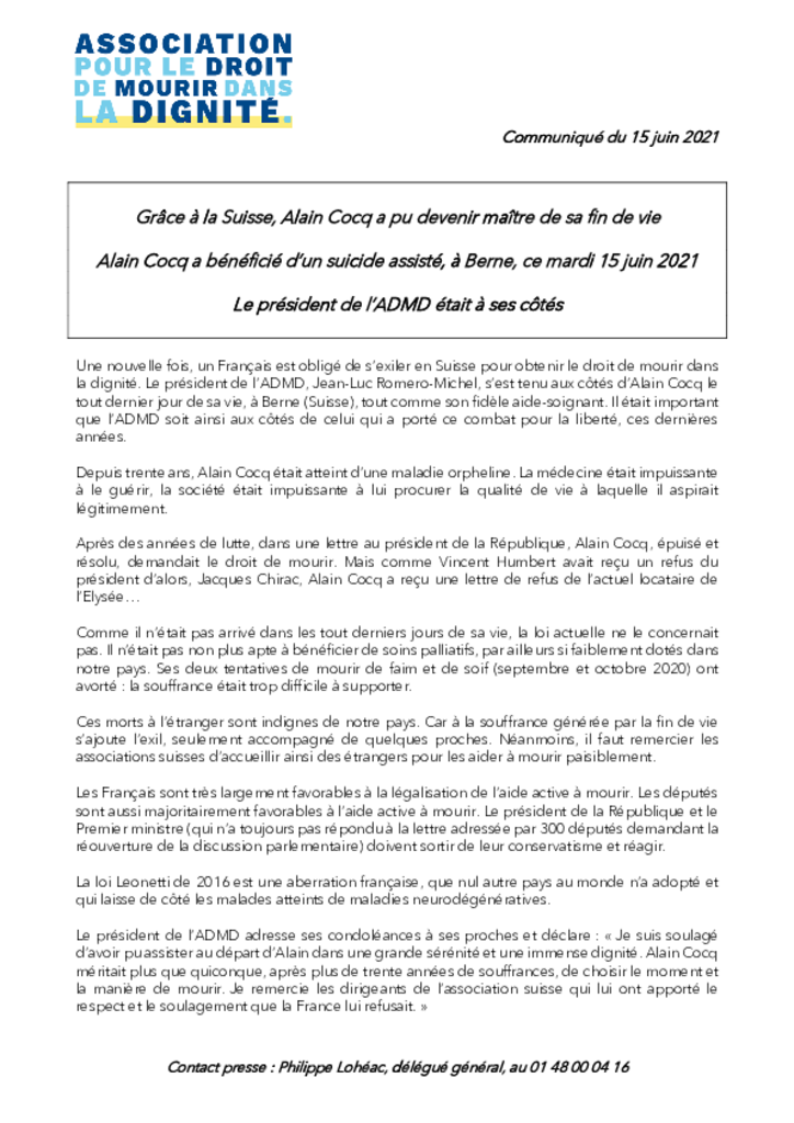 Communiqué