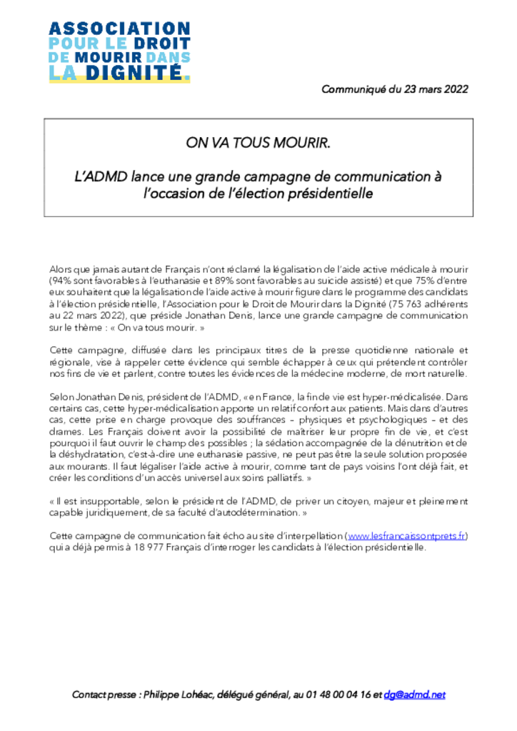 CP - On va tous mourir