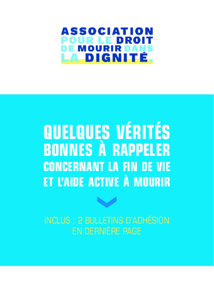 Quelques vérités bonnes à rappeler...