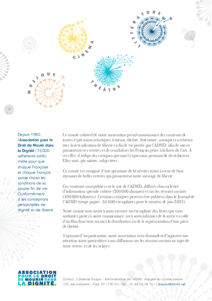 Dossier de presse