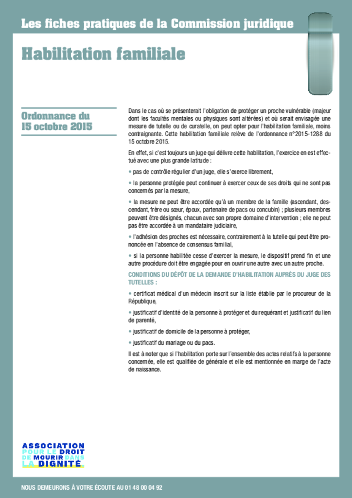 Habilitation familiale