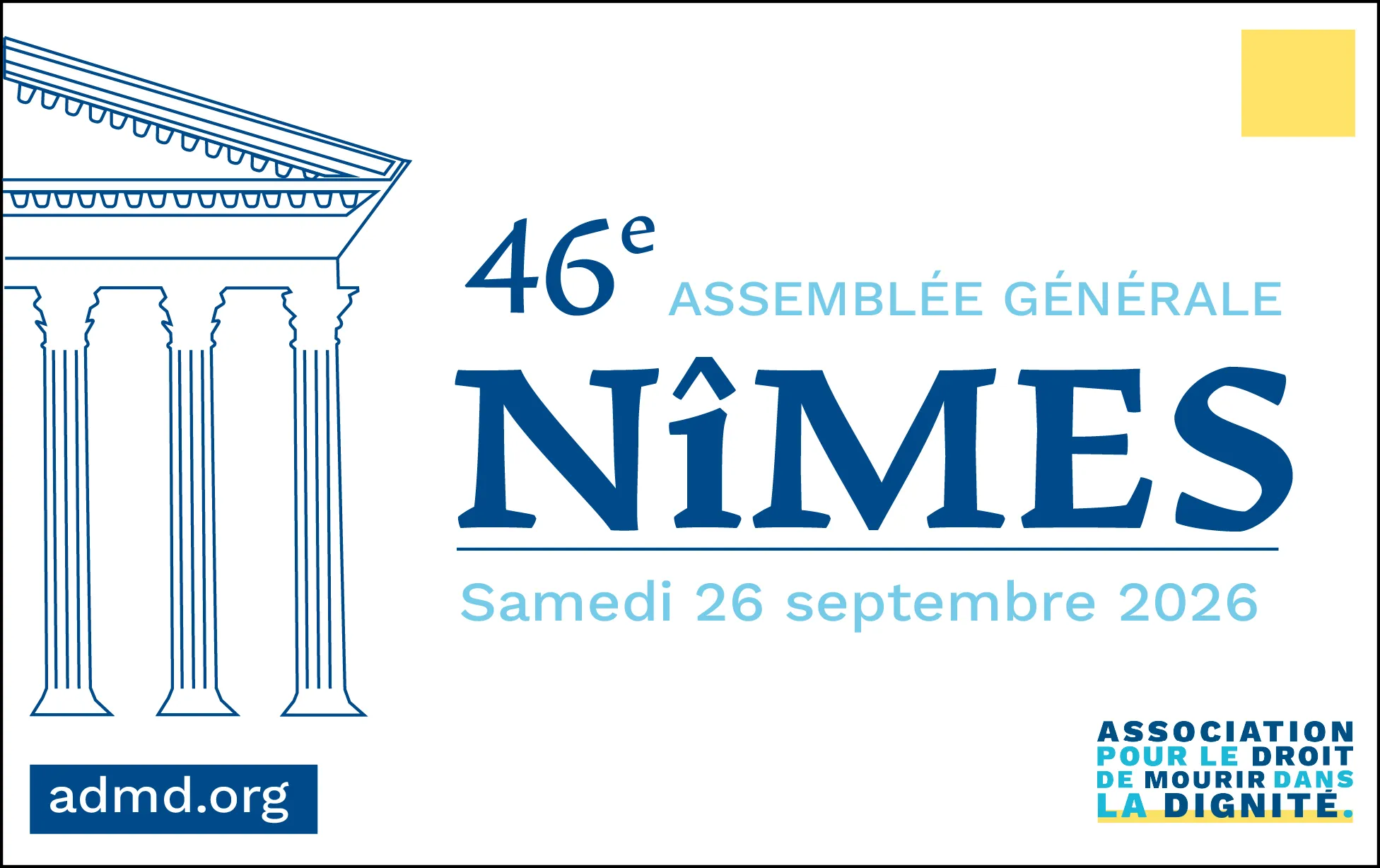 46e assemblée générale de l'ADMD